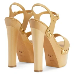 FANNY-Beige-Sandals -Nuvella Shop E300081003 D 1