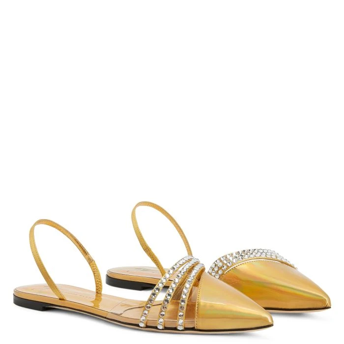 CLARALIE-Gold-Flats 3 CLARALIE-Gold-Flats - Image 3