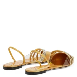 CLARALIE-Gold-Flats 8 CLARALIE-Gold-Flats -Nuvella Shop E350003002 D 1 1