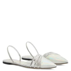 CLARALIE-Silver-Flats -Nuvella Shop E350003003 C 1 1