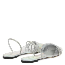 CLARALIE-Silver-Flats -Nuvella Shop E350003003 D 1 1