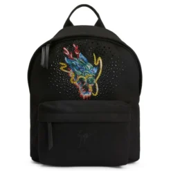 DRAGON CRYSTAL-Black-Backpacks