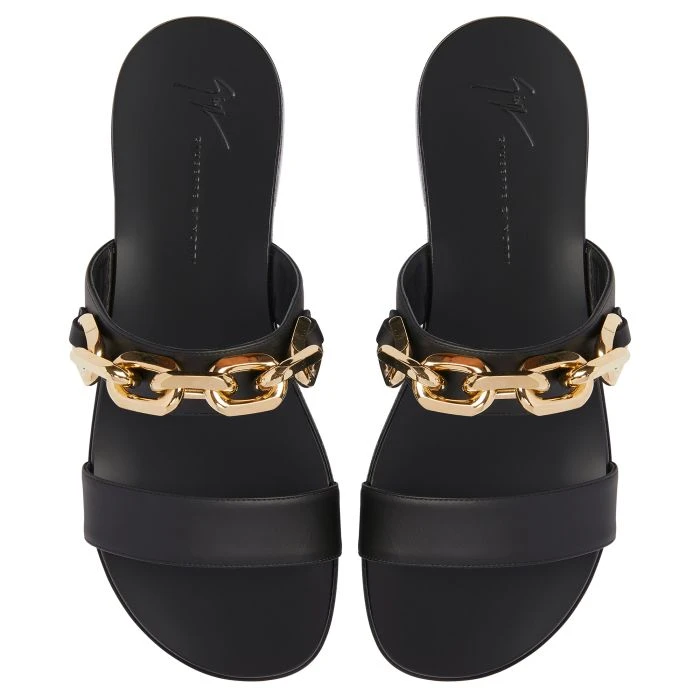 AUBERT CHAIN-Black-Flats 4 AUBERT CHAIN-Black-Flats - Image 4