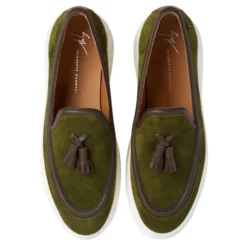 CONLEY TASSEL-Green-Slip Ons -Nuvella Shop EU30030003 D 1