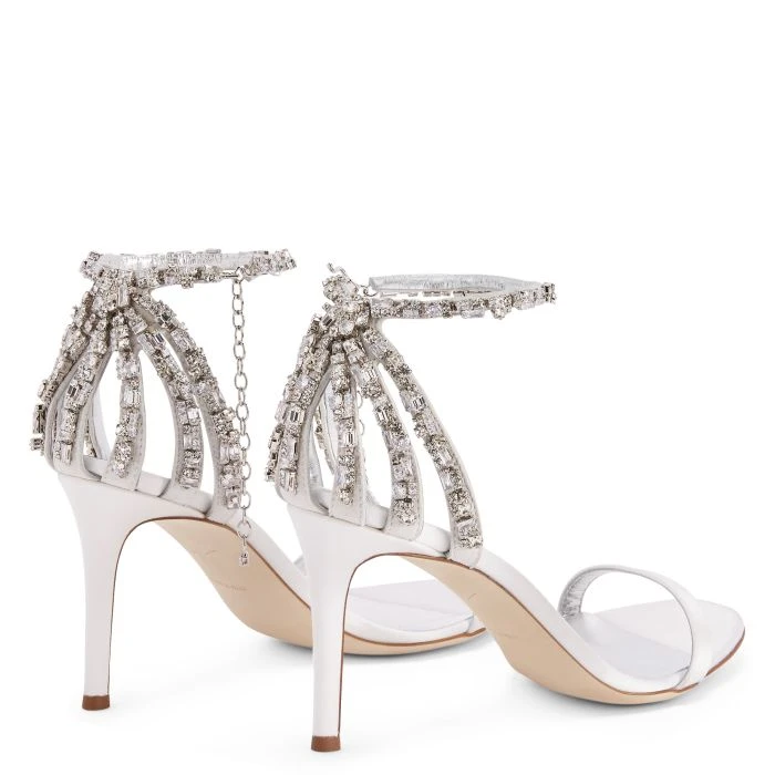 ADELE CRYSTAL-White-Sandals 4 ADELE CRYSTAL-White-Sandals - Image 4