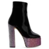 MORGANA STRASS-black-Platforms