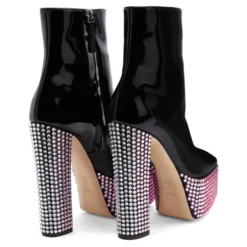 MORGANA STRASS-black-Platforms -Nuvella Shop I270000001 D 1