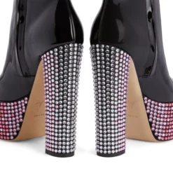 MORGANA STRASS-black-Platforms -Nuvella Shop I270000001 E 1