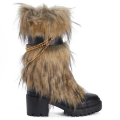 AMAIA CHAIN 50-Beige-Boots