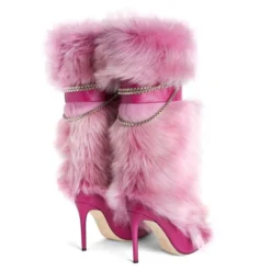 AMAIA CHAIN-Pink-Boots -Nuvella Shop I280015003 D 1