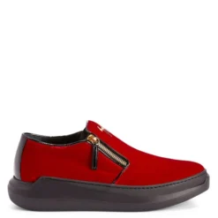 CONLEY ZIP-Red-Low-top Sneakers