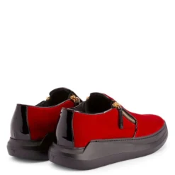 CONLEY ZIP-Red-Low-top Sneakers -Nuvella Shop IU20005014 C 1