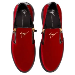 CONLEY ZIP-Red-Low-top Sneakers -Nuvella Shop IU20005014 D 1