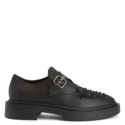 ADRIC STUDS-Black-Lace Up