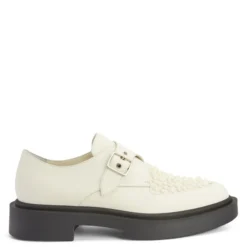 ADRIC STUDS-White-Lace Up