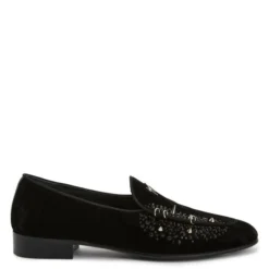 ALVARO STUDS-Black-Loafers