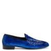 ALVARO STUDS-Blue-Loafers