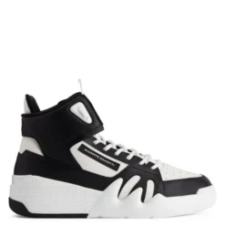 TALON-White-Mid Top Sneakers