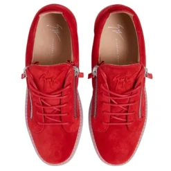 FRANKIE-Red-Low-top Sneakers -Nuvella Shop RM30004003 D 1 1