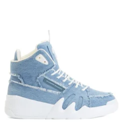 TALON-Blue-Mid Top Sneakers