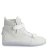 COBY-White-Mid Top Sneakers