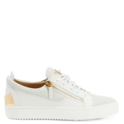 FRANKIE-White-Low-top Sneakers