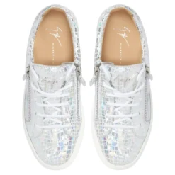 GAIL KALEIDO-Silver-Low-top Sneakers -Nuvella Shop RS30000001 D 1 1