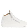 KRISS-White-Mid Top Sneakers