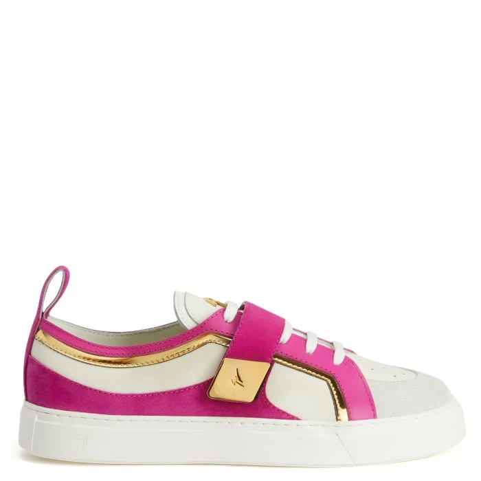 GIUSEPPE ZANOTTI ZENAS-Pink-Low-top Sneakers 1 GIUSEPPE ZANOTTI ZENAS-Pink-Low-top Sneakers
