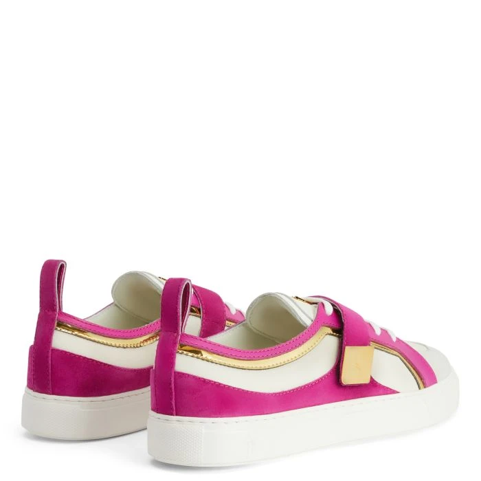 GIUSEPPE ZANOTTI ZENAS-Pink-Low-top Sneakers 3 GIUSEPPE ZANOTTI ZENAS-Pink-Low-top Sneakers - Image 3