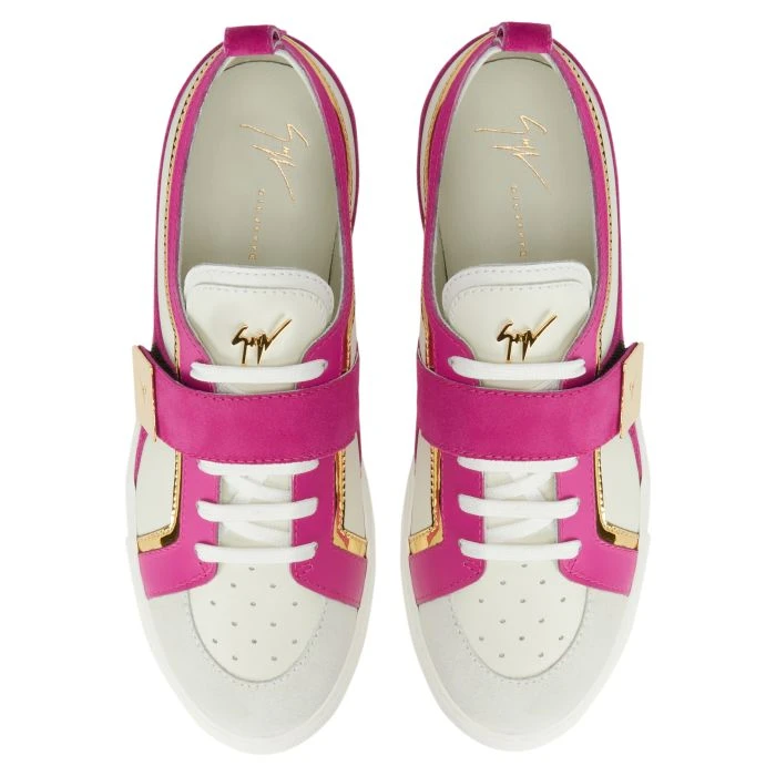 GIUSEPPE ZANOTTI ZENAS-Pink-Low-top Sneakers 4 GIUSEPPE ZANOTTI ZENAS-Pink-Low-top Sneakers - Image 4