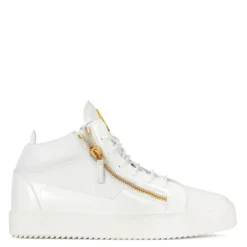 KRISS-White-Mid Top Sneakers -Nuvella Shop RU00011004 A 1