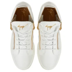 KRISS-White-Mid Top Sneakers -Nuvella Shop RU00011004 D 1