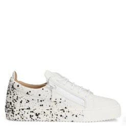 FRANKIE SPRAY-White-Low-top Sneakers