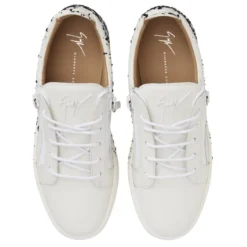 FRANKIE SPRAY-White-Low-top Sneakers -Nuvella Shop RU00024011 D 1