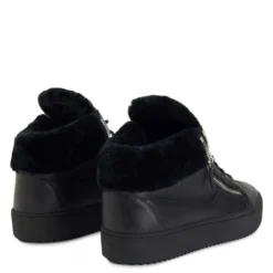 KRISS-Black-Mid Top Sneakers -Nuvella Shop RU10000001 C 1 1