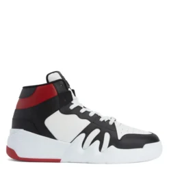 TALON-Red-Mid Top Sneakers