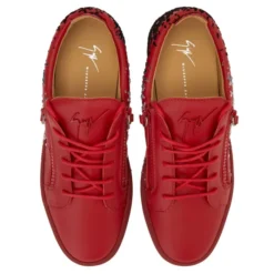 FRANKIE-Red-Low-top Sneakers -Nuvella Shop RU20036007 D 1 1