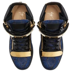 COBY-Blue-Mid Top Sneakers -Nuvella Shop RU20042001 D 1