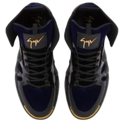 TALON-Black-Mid Top Sneakers -Nuvella Shop RU20064001 D 1