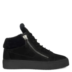 KRISS WINTER-Black-Mid Top Sneakers -Nuvella Shop RW10000001 A 1