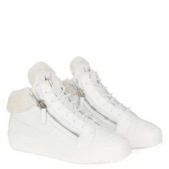 KRISS WINTER-White-Mid Top Sneakers