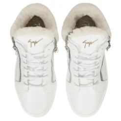 KRISS WINTER-White-Mid Top Sneakers -Nuvella Shop RW10000002 D 1