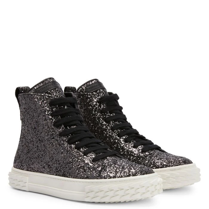 ECOBLABBER-Silver-Mid Top Sneakers 2 ECOBLABBER-Silver-Mid Top Sneakers - Image 2