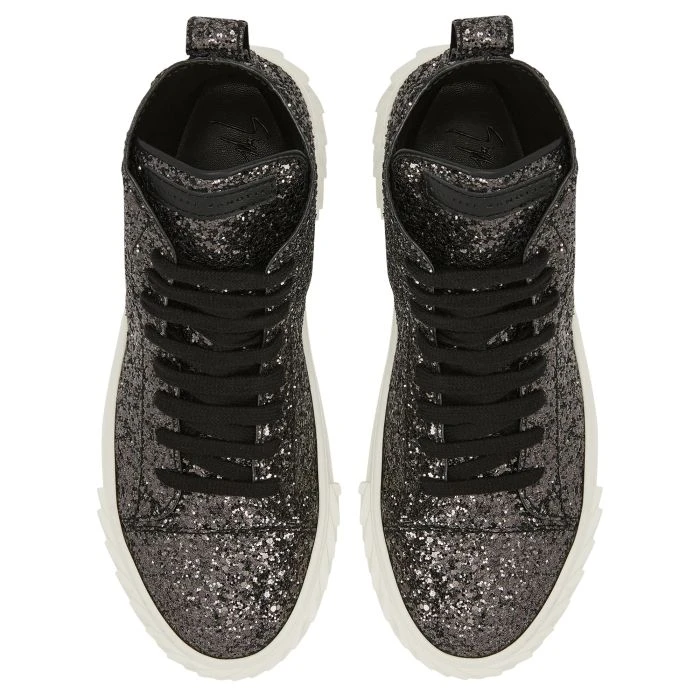 ECOBLABBER-Silver-Mid Top Sneakers 4 ECOBLABBER-Silver-Mid Top Sneakers - Image 4