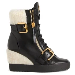 AITANA WEDGE-black-Mid Top Sneakers