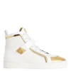 GIUSEPPE ZANOTTI ZENAS-White-Mid Top Sneakers