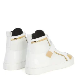 GIUSEPPE ZANOTTI ZENAS-White-Mid Top Sneakers -Nuvella Shop RW20063002 C 1