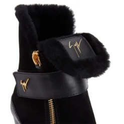 ALETA WEDGE-Black-Mid Top Sneakers -Nuvella Shop RW20065001 E 1