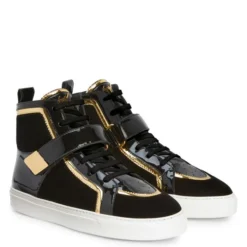 GIUSEPPE ZANOTTI ZENAS-black-Mid Top Sneakers -Nuvella Shop RW20066001 B 1